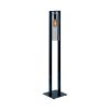 Dome floor smoke glass zwart tuinextra